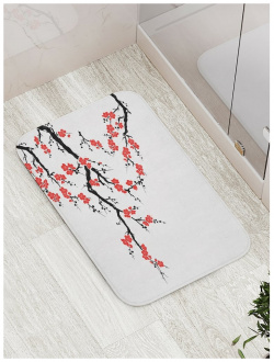 Противоскользящий коврик для ванной  сауны бассейна JOYARTY bath_18308 Цвет сакуры