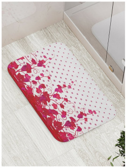 Противоскользящий коврик для ванной  сауны бассейна JOYARTY bath_21616 Виноградный сад