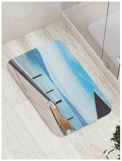 Противоскользящий коврик для ванной  сауны бассейна JOYARTY bath_34949 Под палящим солнцем