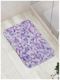 Противоскользящий коврик для ванной  сауны бассейна JOYARTY bath_23519 Всеразмерные квадраты