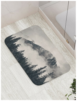 Противоскользящий коврик для ванной  сауны бассейна JOYARTY bath_22018 Лесная дымка