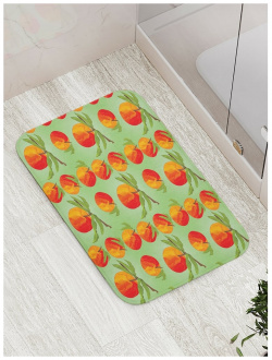 Противоскользящий коврик для ванной  сауны бассейна JOYARTY bath_52372 Яблочный рисунок