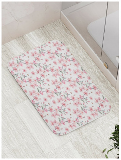 Противоскользящий коврик для ванной  сауны бассейна JOYARTY bath_50094 Нежные цветы