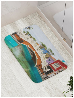 Противоскользящий коврик для ванной  сауны бассейна JOYARTY bath_900 Пеший мост