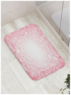 Противоскользящий коврик для ванной  сауны бассейна JOYARTY bath_9533 Красный пузырчатый тоннель