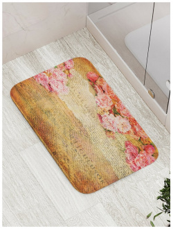 Противоскользящий коврик для ванной  сауны бассейна JOYARTY bath_14756 Цветочные знания