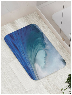 Противоскользящий коврик для ванной  сауны бассейна JOYARTY bath_6566 Эпицентр волны