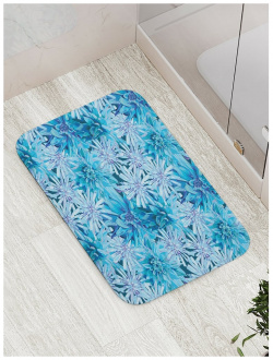 Противоскользящий коврик для ванной  сауны бассейна JOYARTY bath_20495 Цветочное удивление
