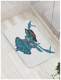 Противоскользящий коврик для ванной  сауны бассейна JOYARTY bath_17526 Модный олень