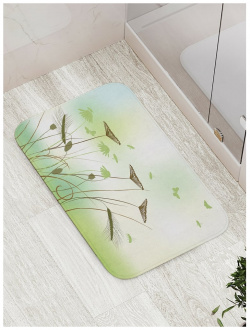 Противоскользящий коврик для ванной  сауны бассейна JOYARTY bath_15833 Тоскующие цветы