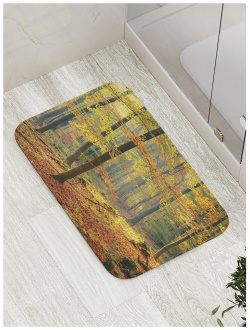 Противоскользящий коврик для ванной  сауны бассейна JOYARTY bath_9339 Лесные прятки