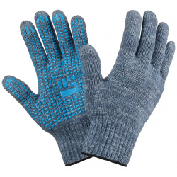 Плотные хлопчатобумажные перчатки Фабрика перчаток  6 75 ПЛ СЕР (XL)