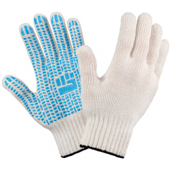 Плотные хлопчатобумажные перчатки Фабрика перчаток  6 75 ПЛ БЕЛ (XL)
