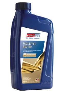 Моторное синтетическое масло EUROLUB 214001 MULTITEC 5W30 SL/CF A5/B5