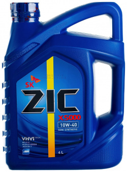 Моторное масло zic 162658 X5000 10W 40