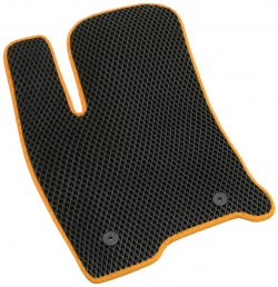Водительский коврик для Foton Sauvana I 2015 2022 Vicecar  1EV91001 оранжевый