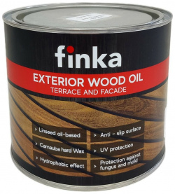 Масло для террас и фасадов Finka FO 22WH Exterior Wood Oil White