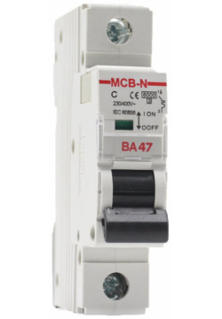 Автоматический выключатель AKEL 400084 ВА47 MCB N 1P C10 AC