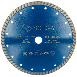 Алмазный диск по железобетону Solga Diamant 10704230 PROFESSIONAL турбо