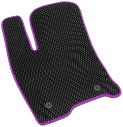 Водительский коврик для Lifan X50 2015  2022 Vicecar 1EV27006 фиолетовый