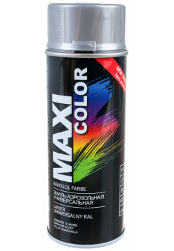 Эмаль аэрозоль Maxi Color  9006MX