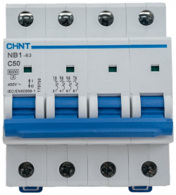 Автоматический выключатель CHINT 179750 NB1 63