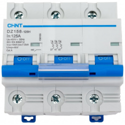 Автоматический выключатель CHINT 158109 DZ158 125H