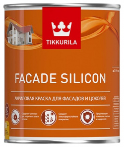 Акриловая краска для фасадов и цоколей Tikkurila 700011477 facade silicon