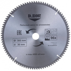 Пильный диск по алюминию D BOR  9K 413059605D