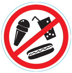 Запрещающая наклейка REXANT 56 0041 С продуктами питания вход запрещен