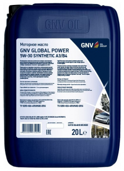 Моторное масло GNV GGP1011064010130530020 Global Power 5W 30 Synthetic A3/B4  SN/CF