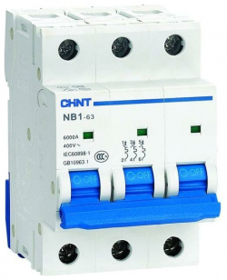 Автоматический модульный выключатель CHINT 179721 NB1 63 (R)