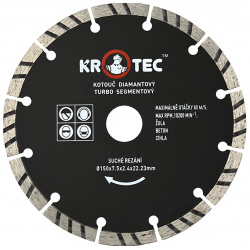 Сегментный диск алмазный KROTEC 3801013 турбо