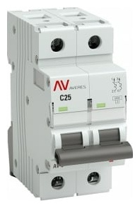 Автоматический выключатель EKF mcb6 2 25C av 6 AVERES