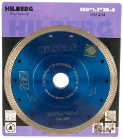 Ультратонкий отрезной алмазный диск Hilberg HM404