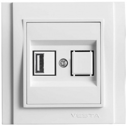 Розетка Vesta Electric FRZ00050301BEL Verona