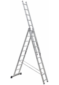 Алюминиевая трехсекционная лестница стремянка SevenBerg  920310