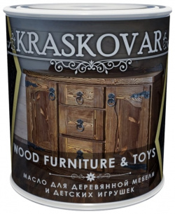 Масло для мебели и детских игрушек Kraskovar 1373 Wood Furniture & Toys