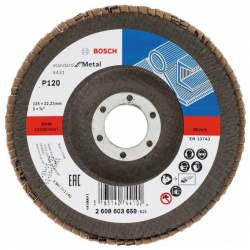 Лепестковый круг Bosch 2608603659 S f Metal