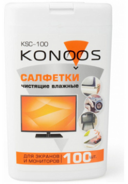 Салфетки для экранов Konoos  KSC 100