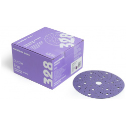 Диск шлифовальный SANDWOX 328 150 100 LC Purple Zirconia Multi holes