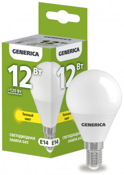 Светодиодная лампа GENERICA  LL G45 12 230 30 E14 G