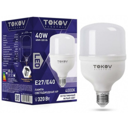 Светодиодная лампа TOKOV ELECTRIC  TKE HP E40/E27 40 4K
