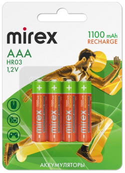 Аккумулятор Mirex 23702 HR03 11 E4 Ni MH / AAA