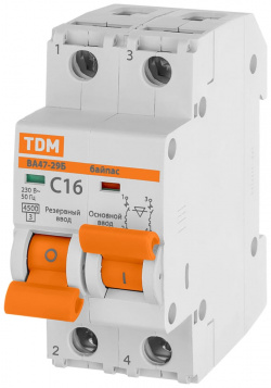 Автоматический выключатель TDM SQ0206 0400 ва47 29б