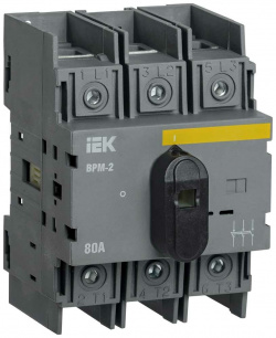 Модульный выключатель разъединитель IEK ИЭК MVR20 3 080 ВРМ 2