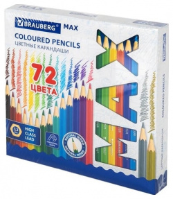 Цветные супермягкие карандаши BRAUBERG  181861