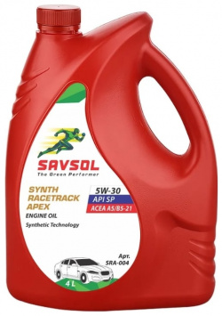 Синтетическое моторное масло SAVSOL  SRA 004
