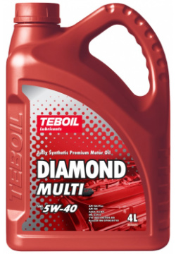 Моторное масло TEBOIL 3455081 diamond multi 5w 40  4л