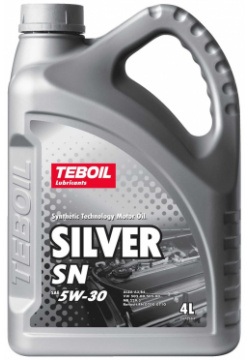 Моторное масло TEBOIL 3453917 Silver SN  5w 30 4 л